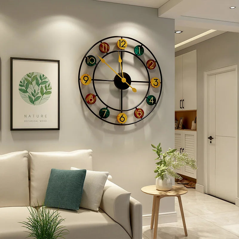 Runde Wanduhr | Europäischer Stil