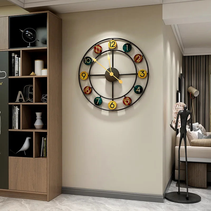 Runde Wanduhr | Europäischer Stil