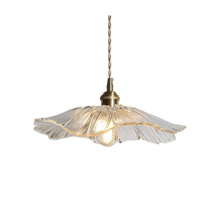 Moderne Glas-Pendelleuchte | Floralen Elementen