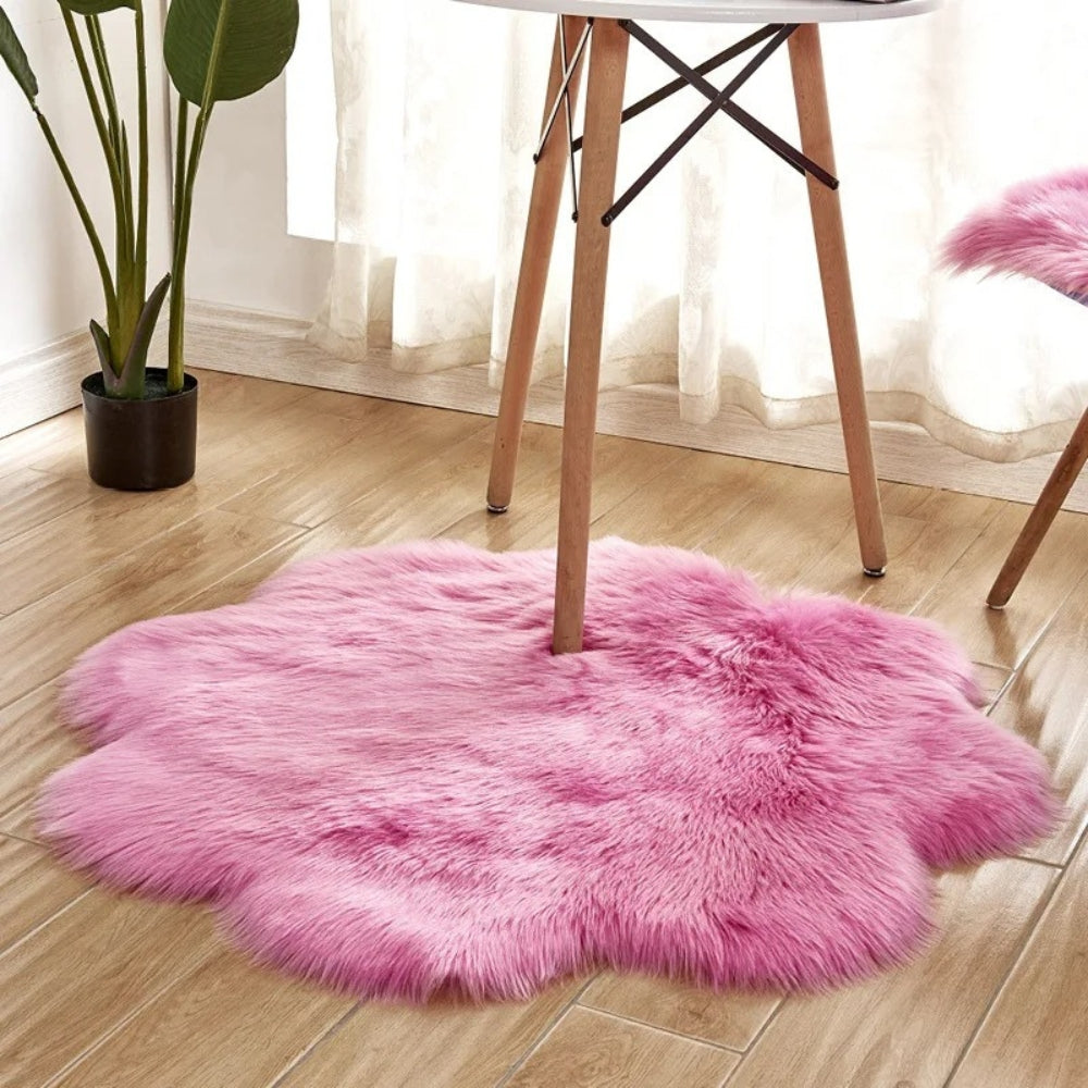 Gemütlicher Teppich – Fluffige Oberfläche für Wohnräume