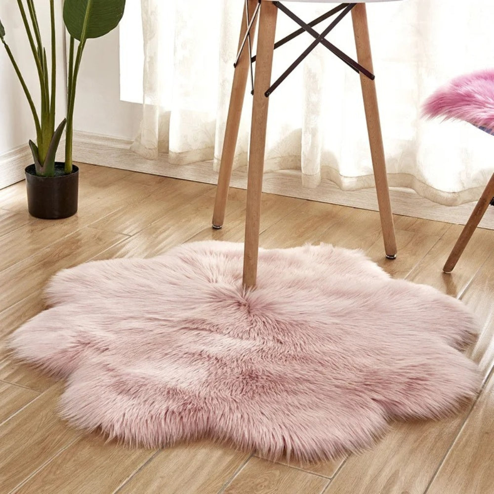 Gemütlicher Teppich – Fluffige Oberfläche für Wohnräume
