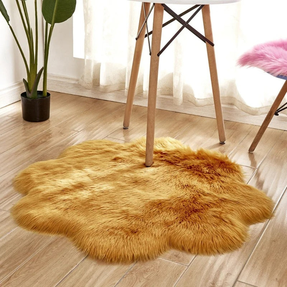 Gemütlicher Teppich – Fluffige Oberfläche für Wohnräume