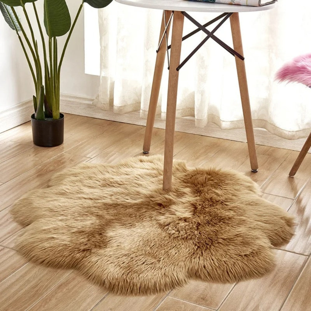 Gemütlicher Teppich – Fluffige Oberfläche für Wohnräume