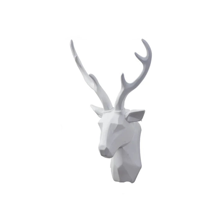 Realistische 3D Hirschkopf-Skulptur für Ihr Zuhause