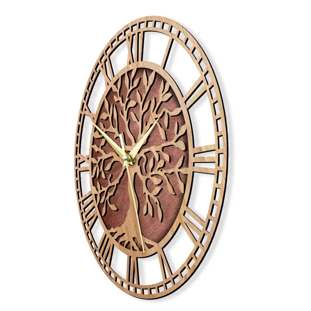 Wanduhr aus Holz | Zeitloser Akzent