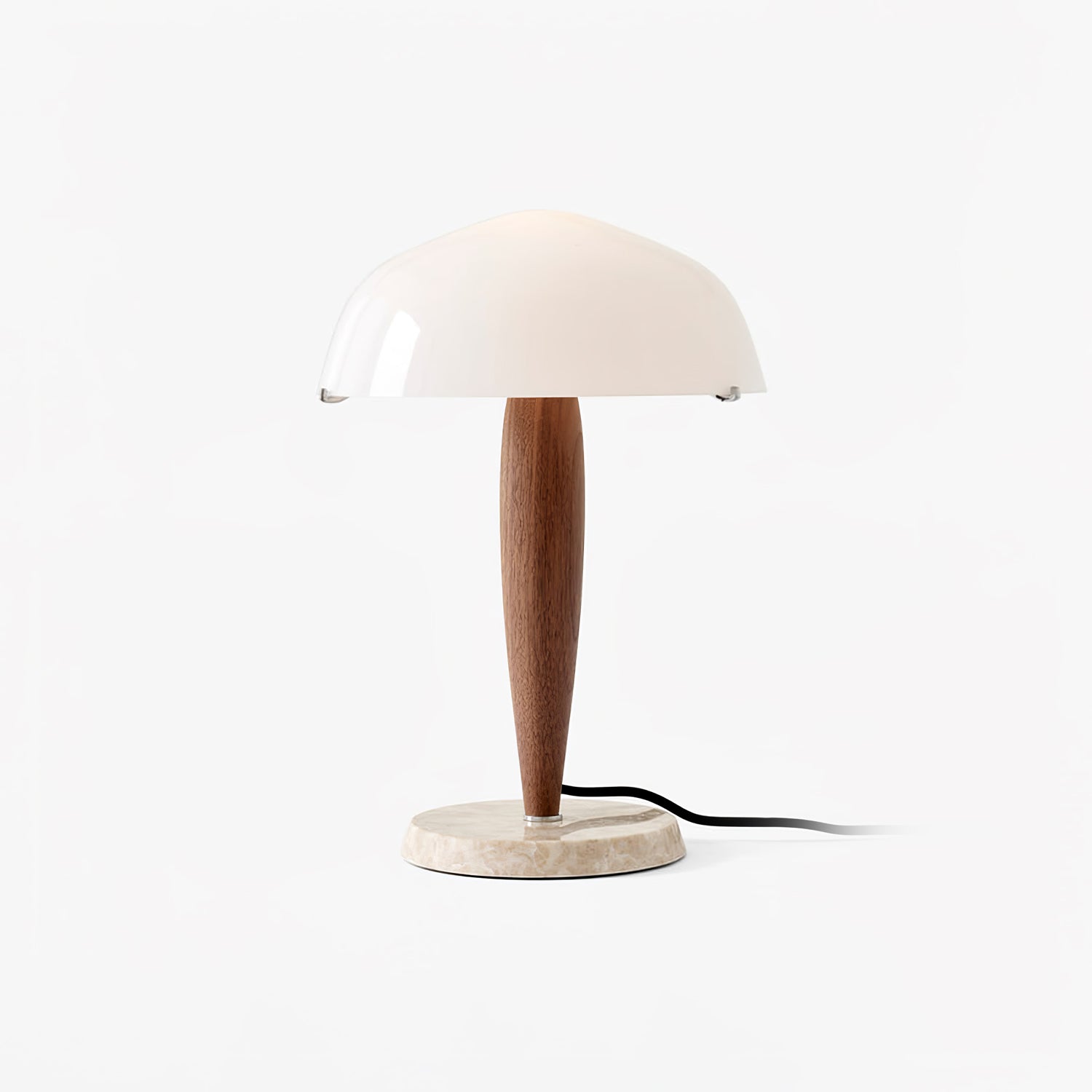 Minimalistische Nachttischlampe im Mid-Century Design
