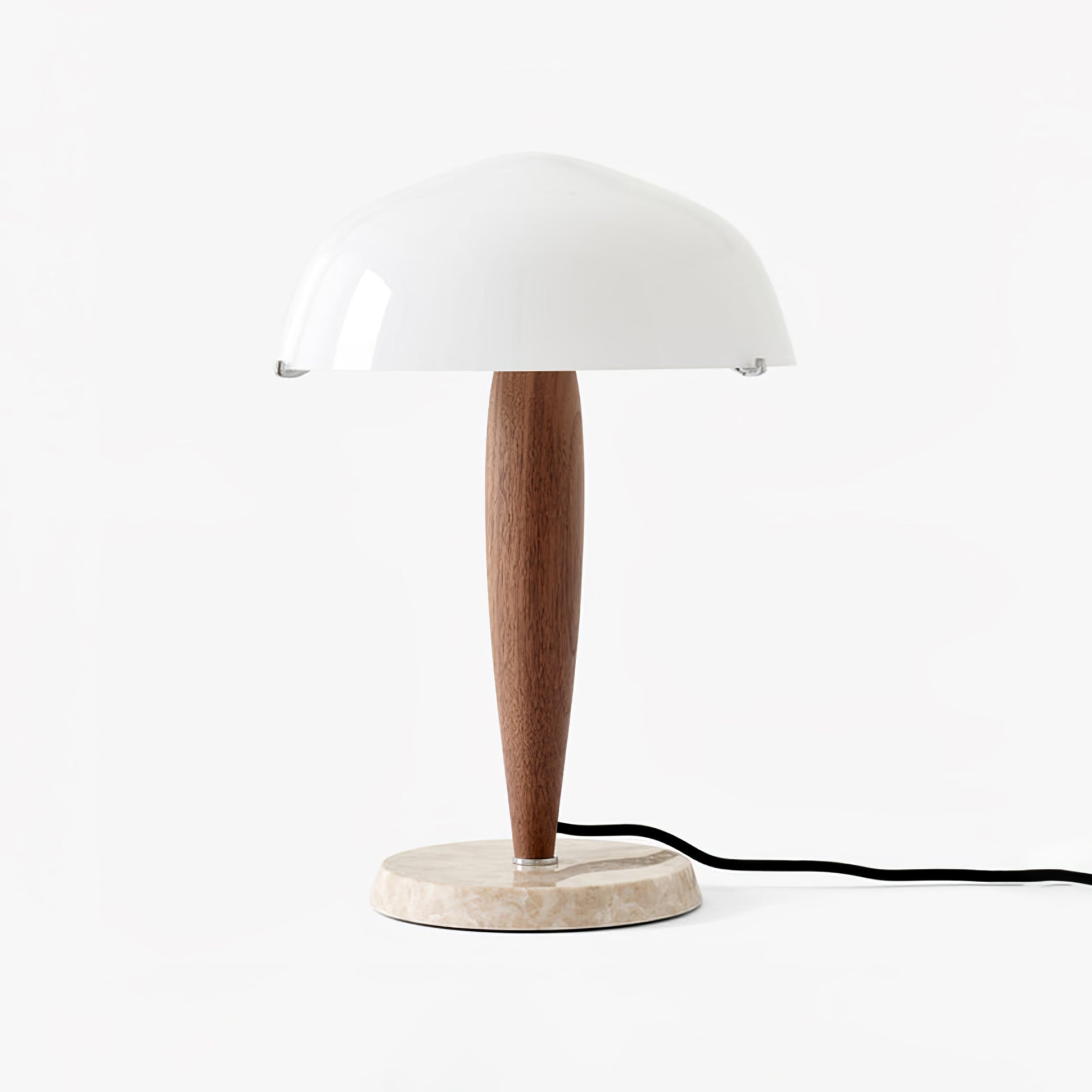 Minimalistische Nachttischlampe im Mid-Century Design