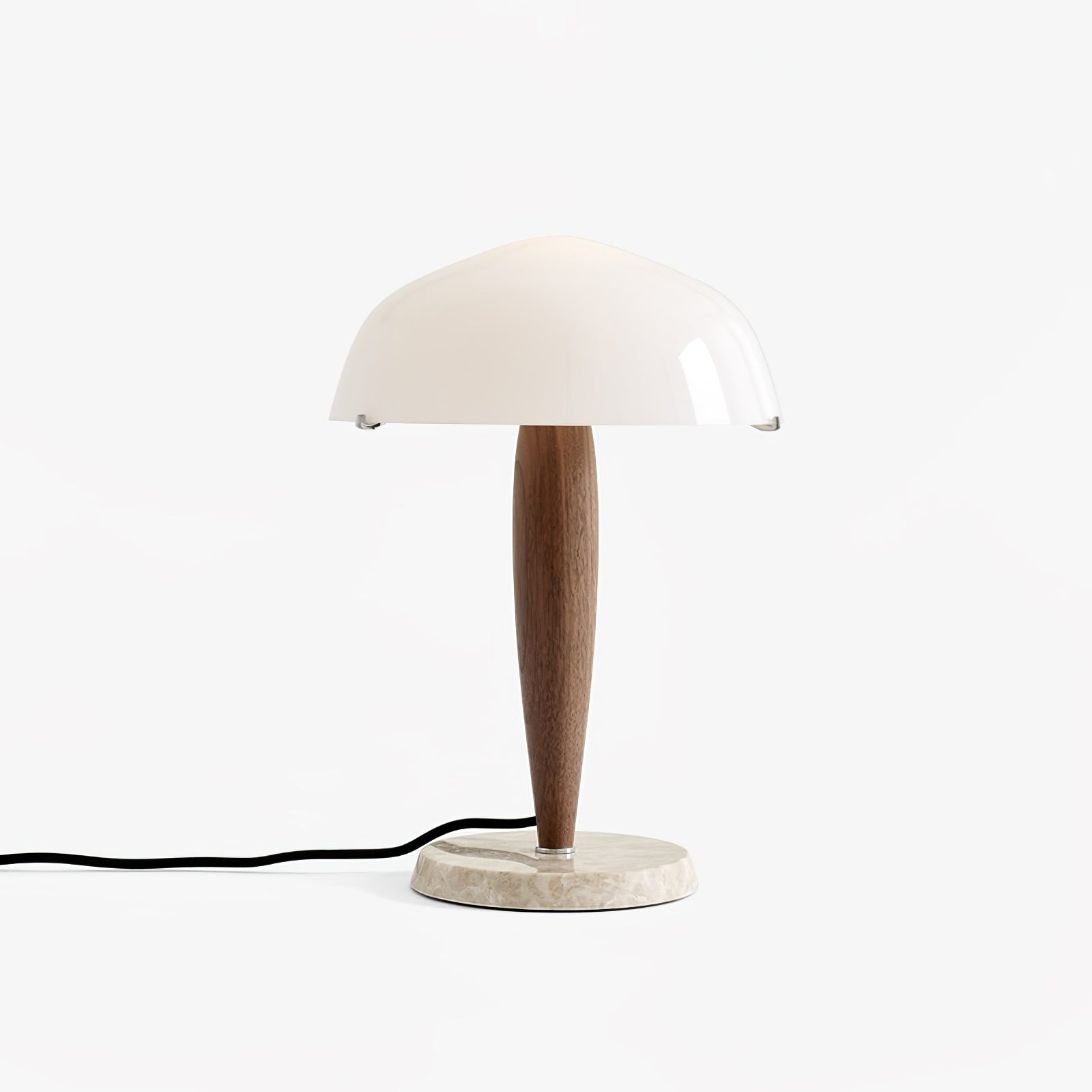 Minimalistische Nachttischlampe im Mid-Century Design