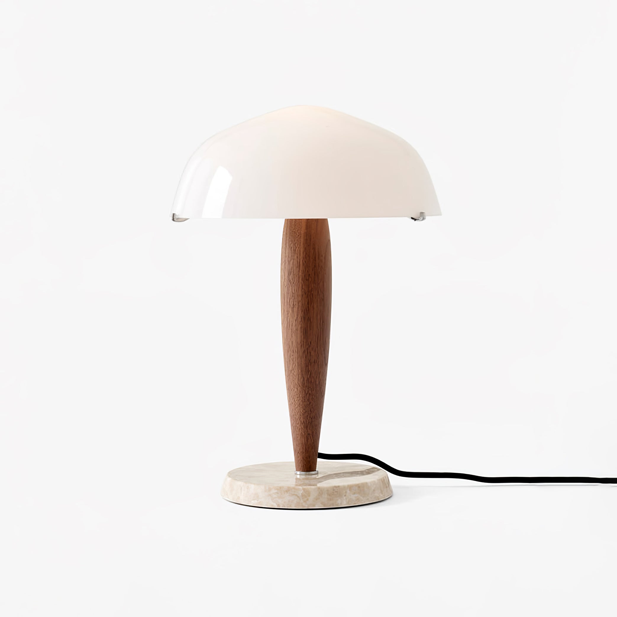 Minimalistische Nachttischlampe im Mid-Century Design