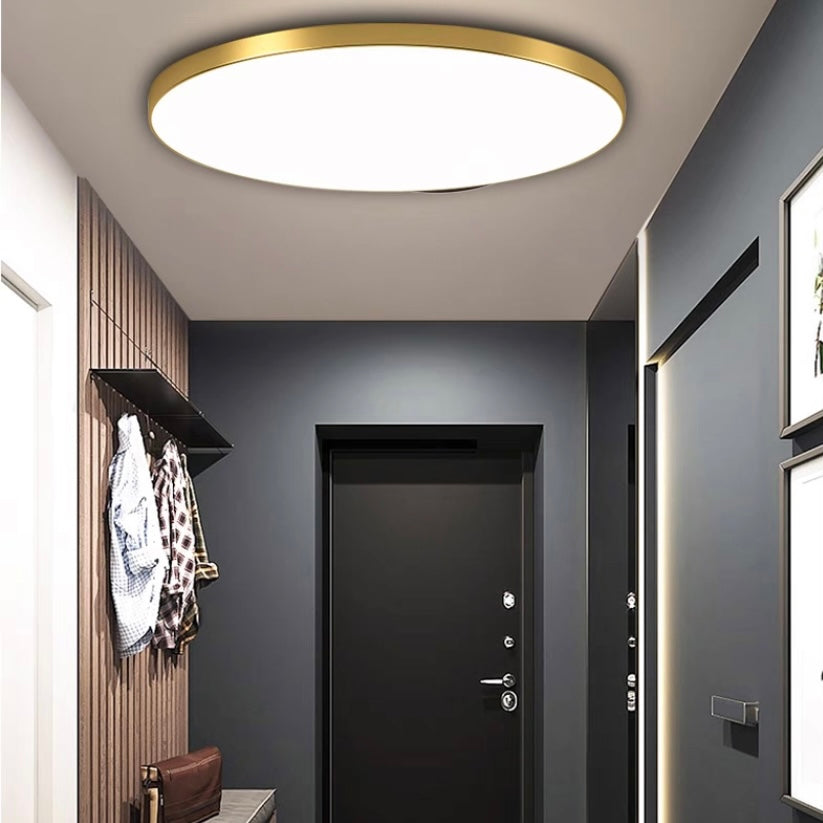 Moderne LED-Deckenleuchte In Runder Form – Minimalistisch