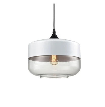 Glas‑Holz‑Pendelleuchte | Moderner Touch