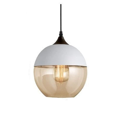 Glas‑Holz‑Pendelleuchte | Moderner Touch