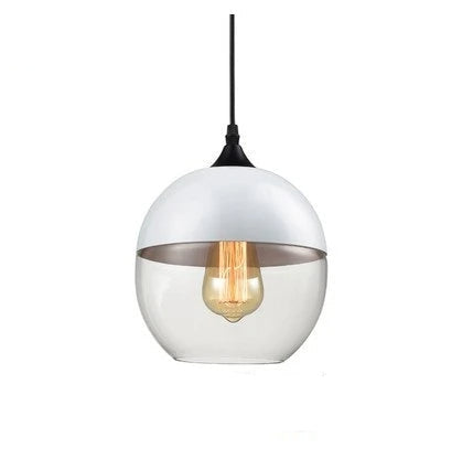 Glas‑Holz‑Pendelleuchte | Moderner Touch