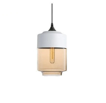 Glas‑Holz‑Pendelleuchte | Moderner Touch