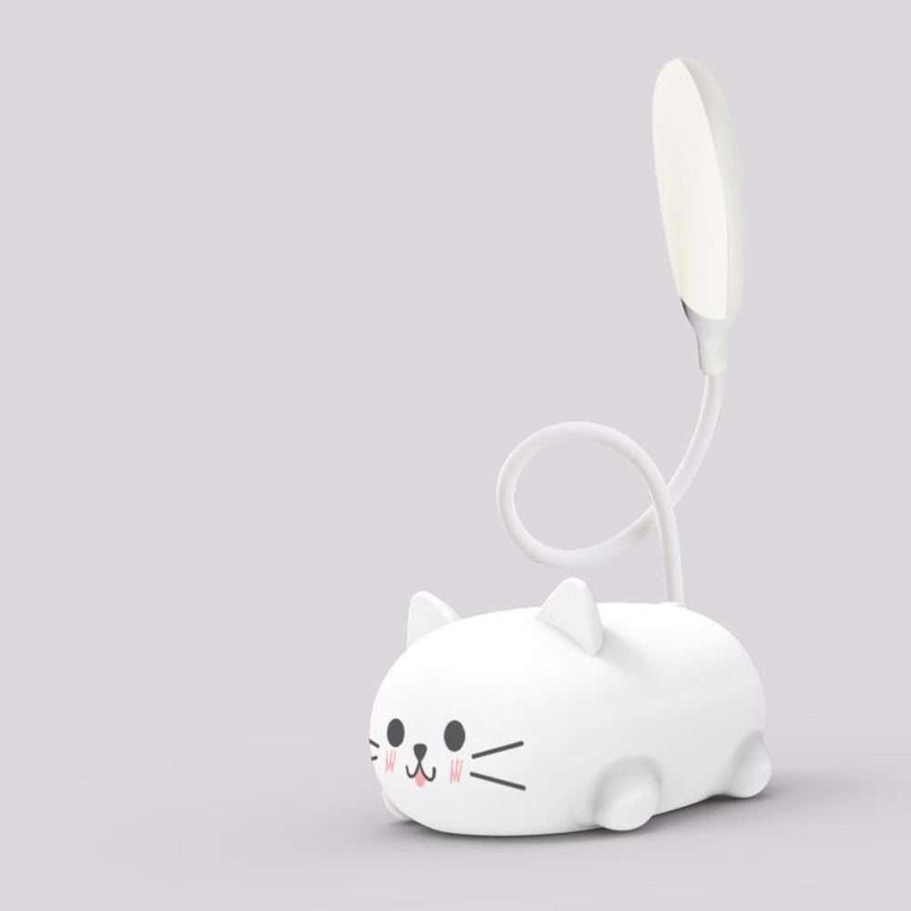 Mini-LED Schreibtischlampe und Katzenmotiv