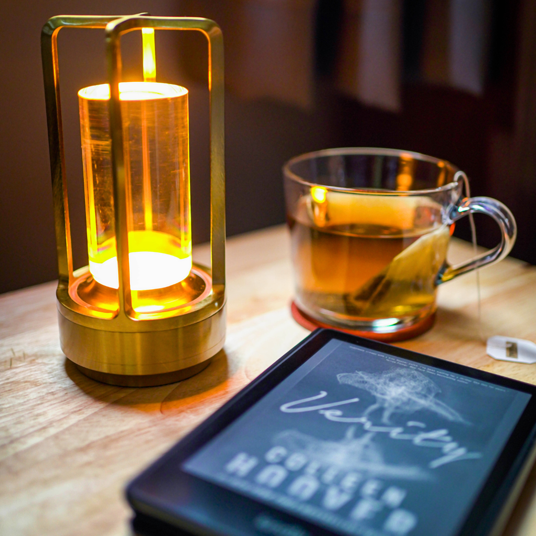 Stylishe Laterne aus Kristallglas