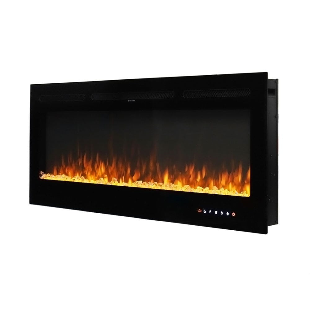 Moderner Elektrokamin 60 Zoll – 1500W Wandmontage & Einbaugerät