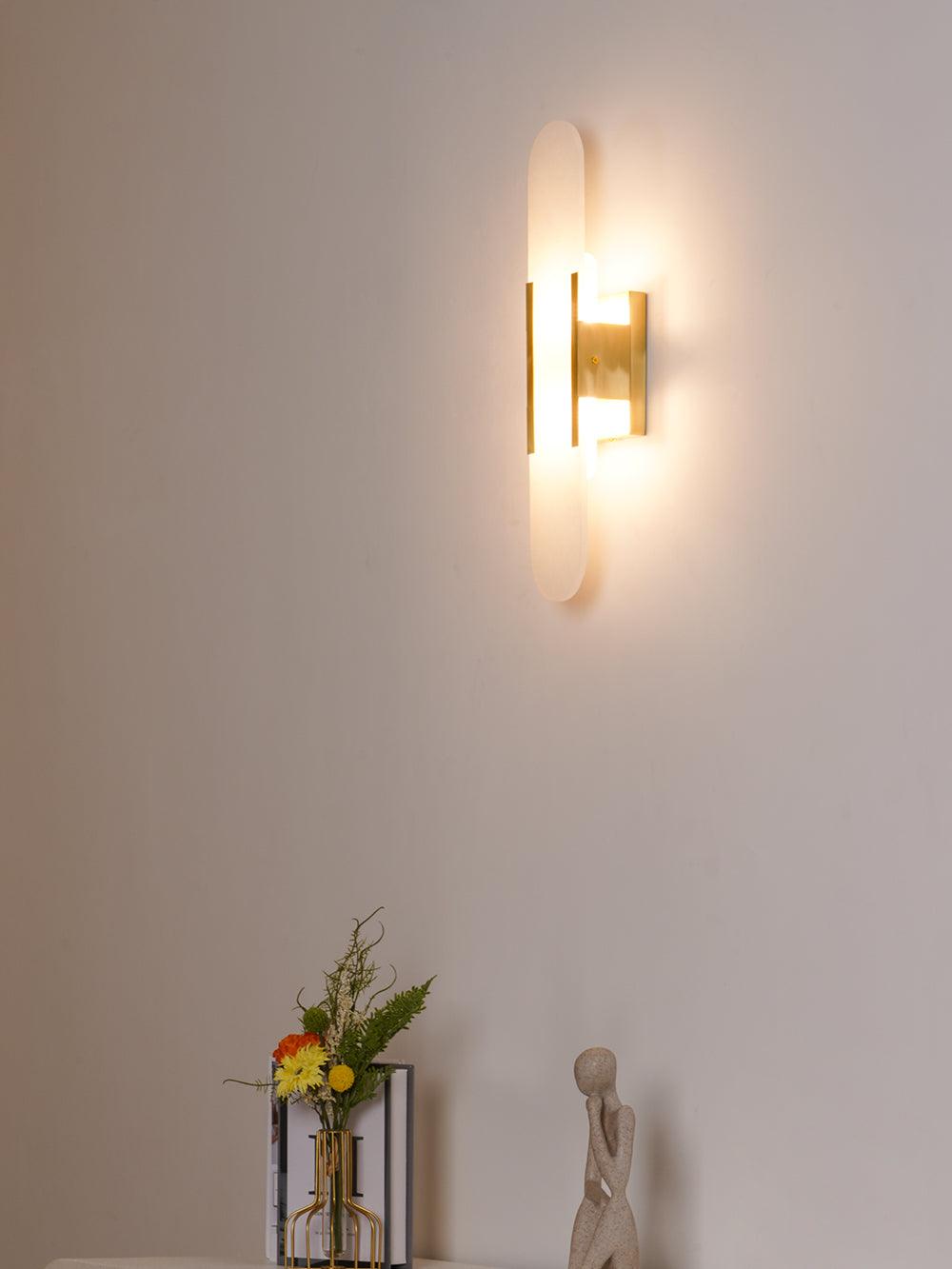 Langlebige Alabaster-Wandlampe Mit Modernem Look