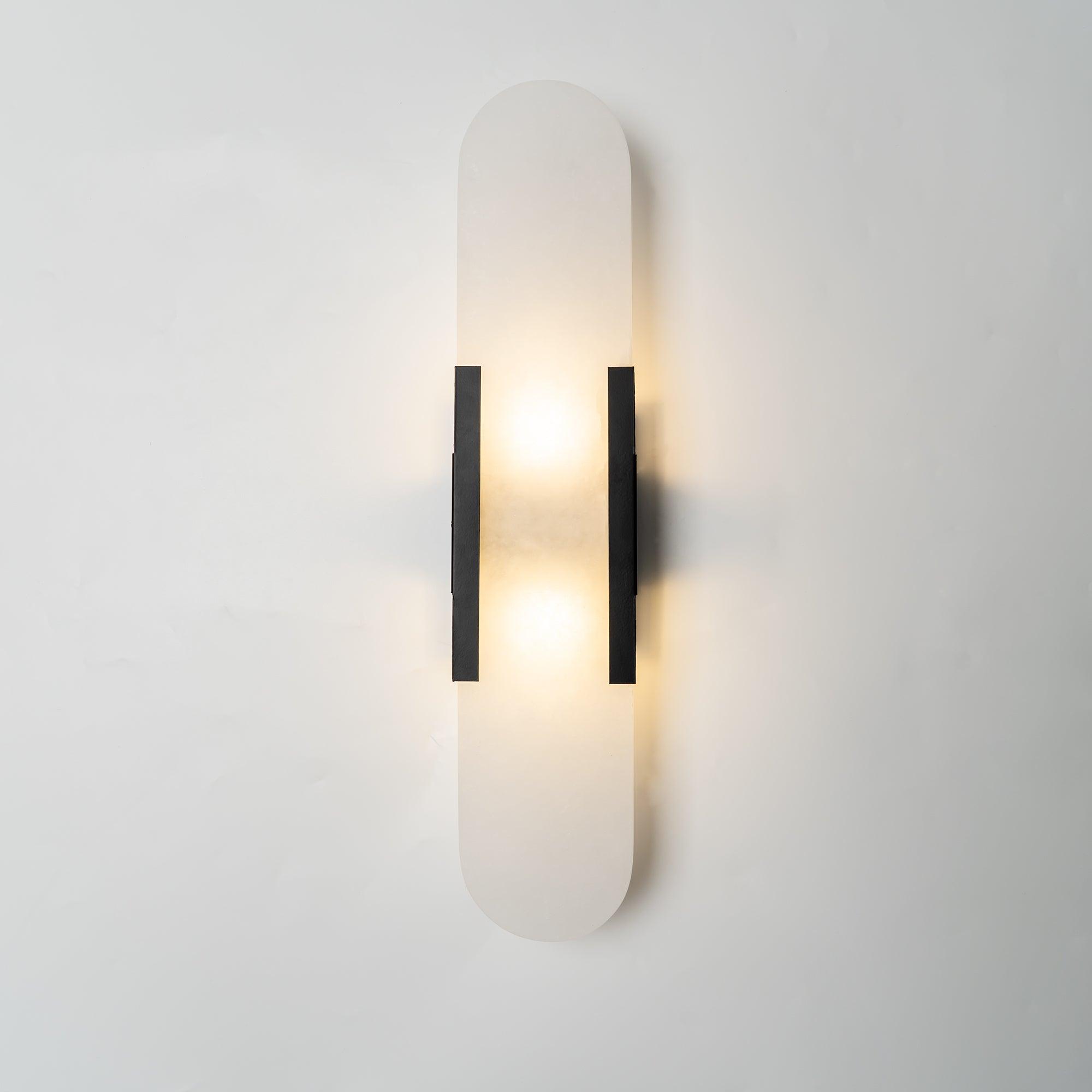 Langlebige Alabaster-Wandlampe Mit Modernem Look