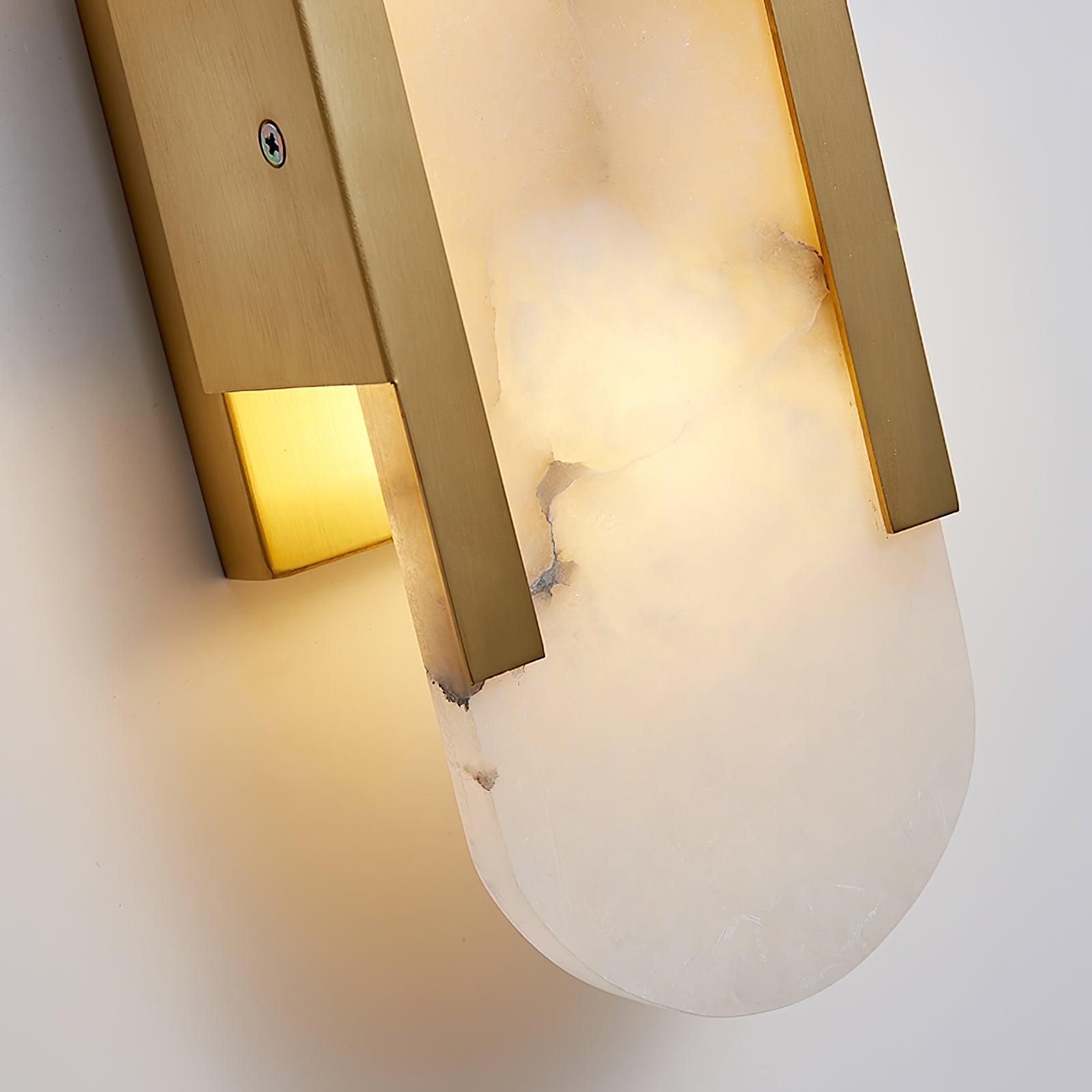 Langlebige Alabaster-Wandlampe Mit Modernem Look