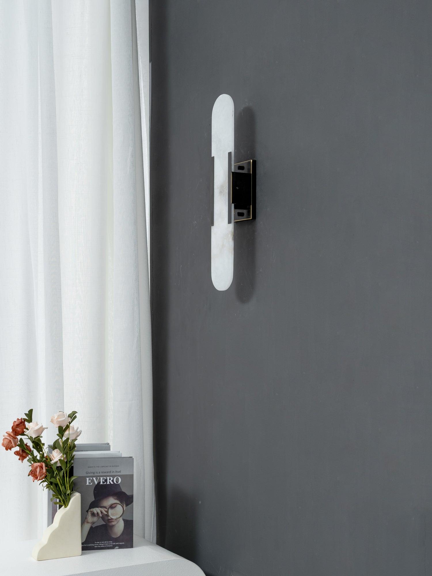 Langlebige Alabaster-Wandlampe Mit Modernem Look