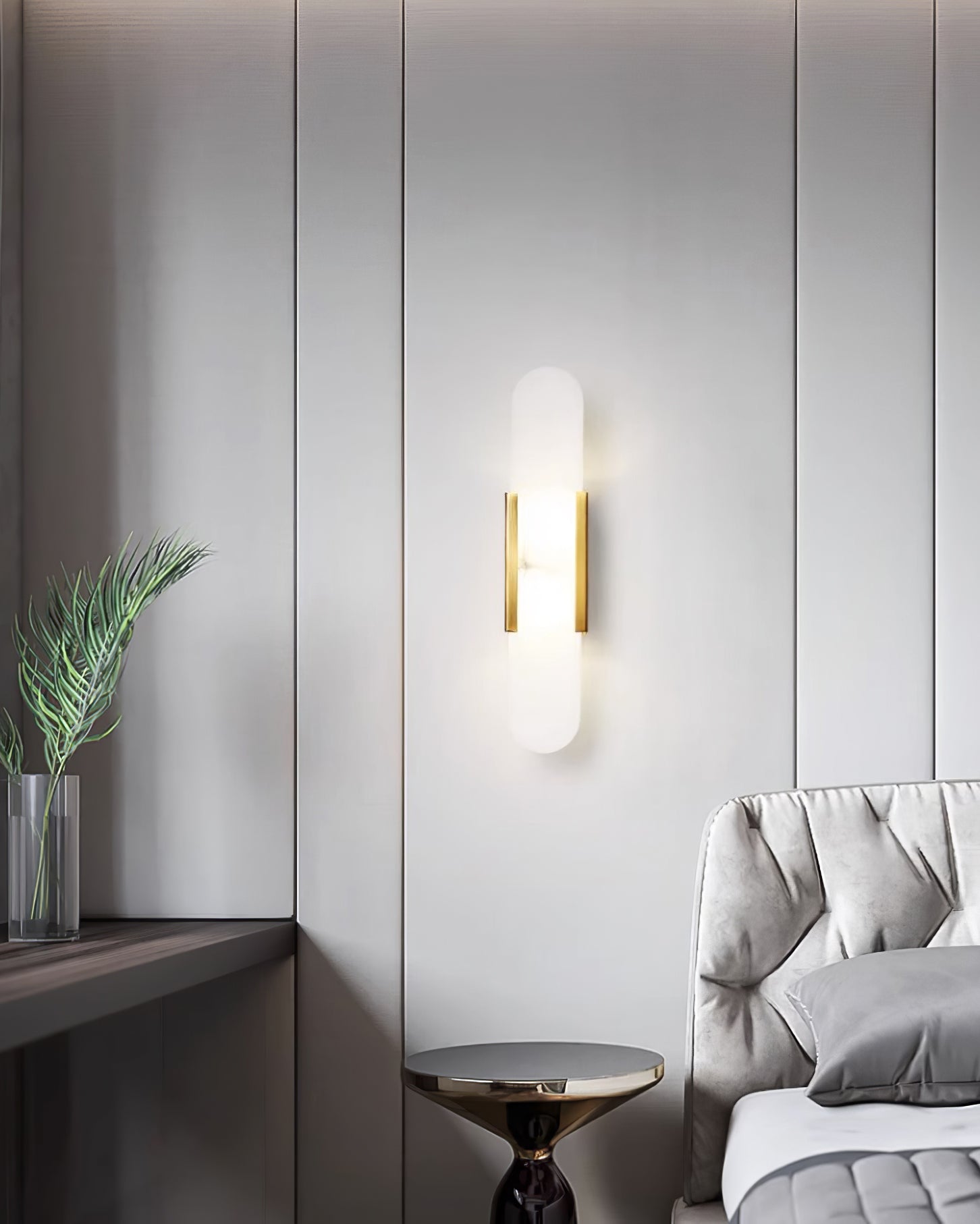 Langlebige Alabaster-Wandlampe Mit Modernem Look