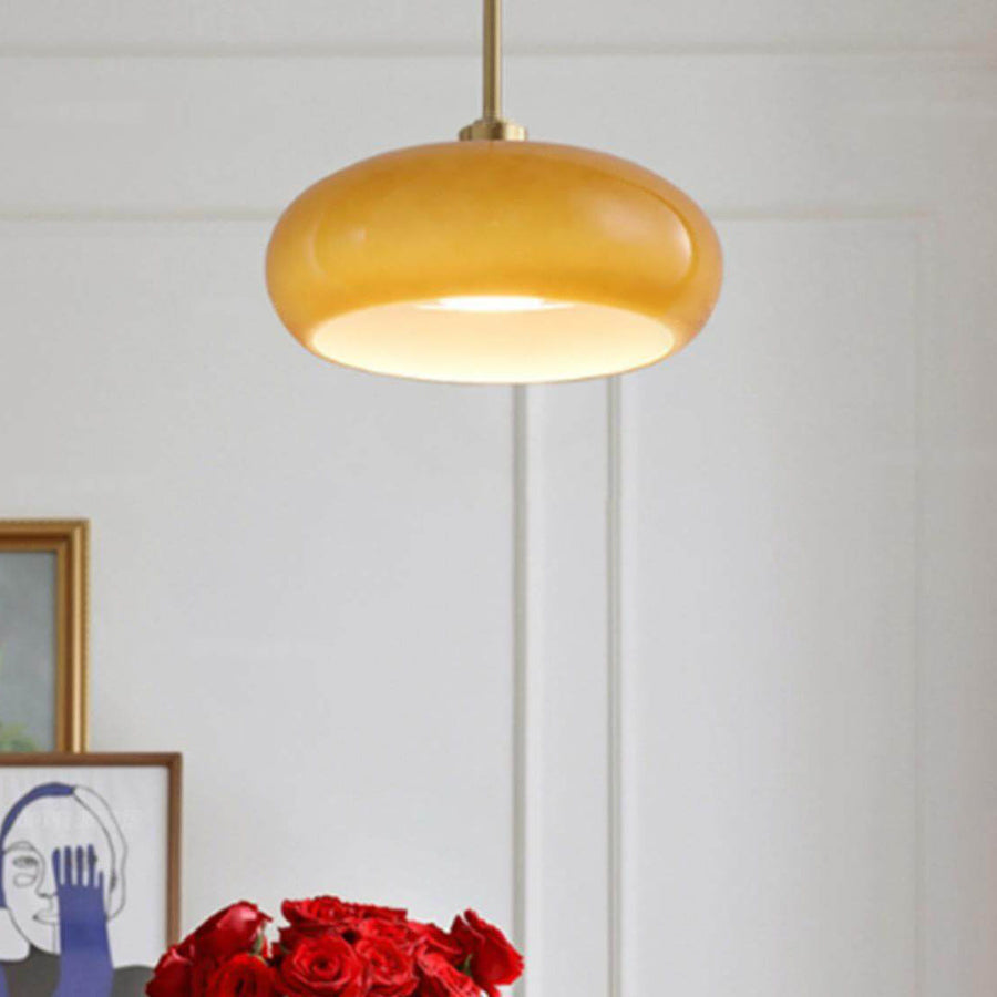 Vintage Kristall-Deckenlampe – Rundes Design