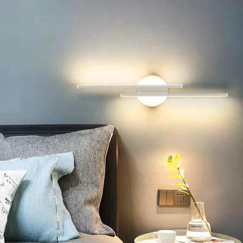 Minimalistische Lineare Wandlampe | Moderne Metall Licht