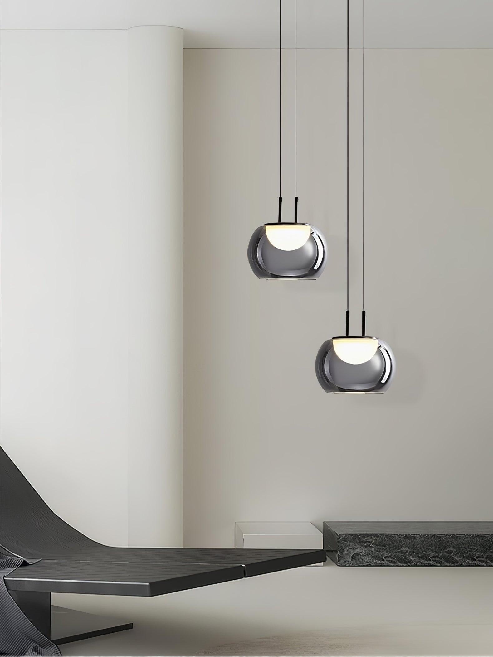 Moderne Halo Pendelleuchte | Mystique-Stil
