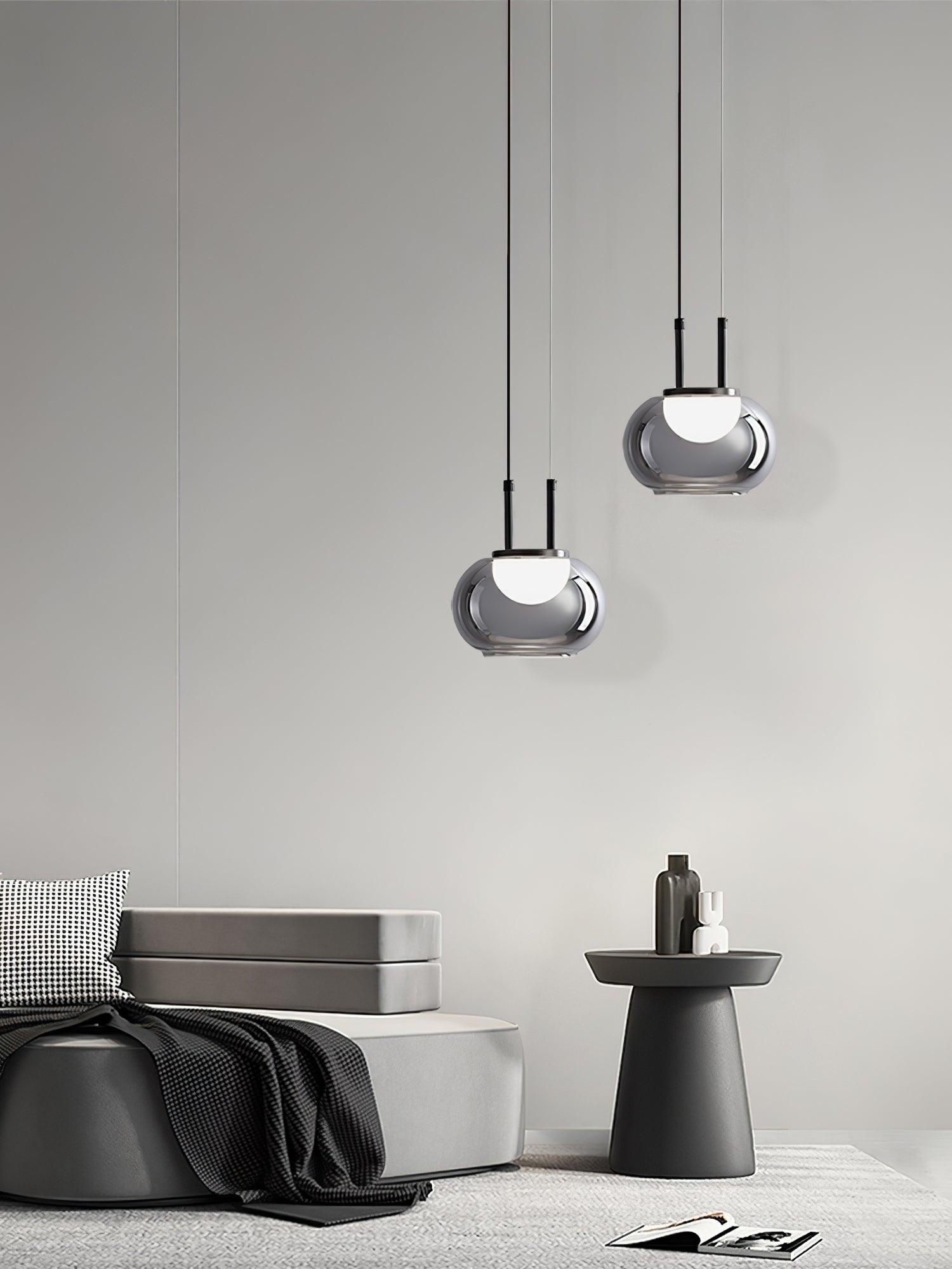 Moderne Halo Pendelleuchte | Mystique-Stil