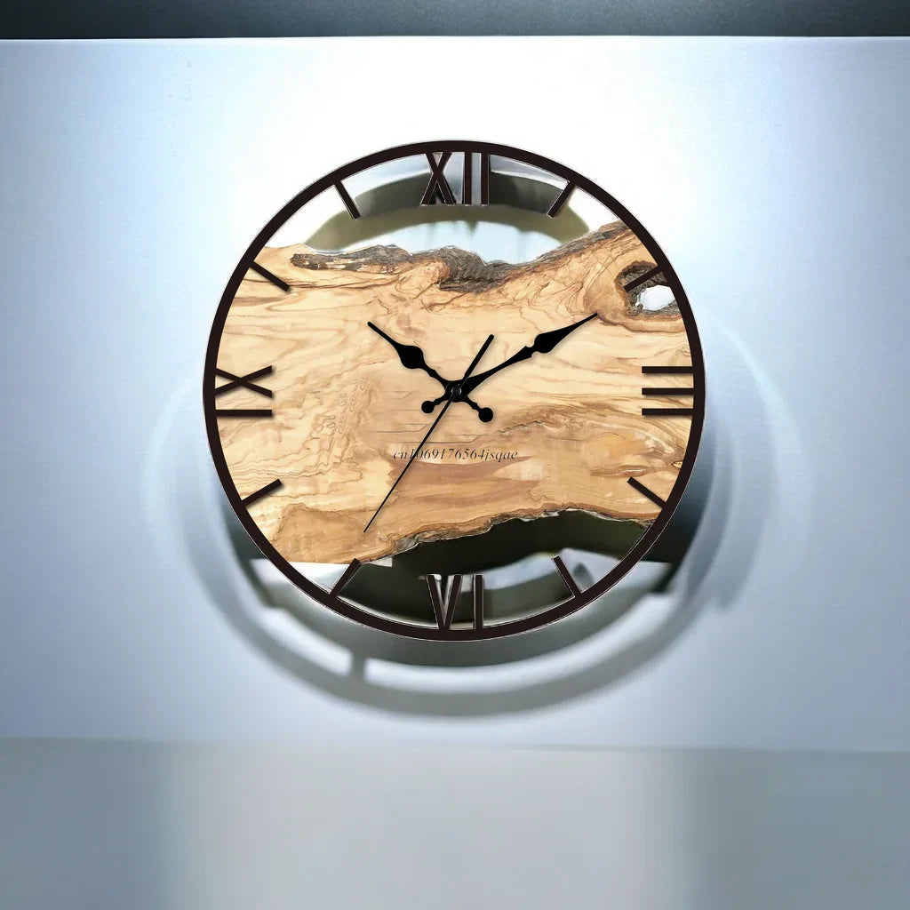 Minimalistische Transparente Wanduhr – Zeitloser Akzent