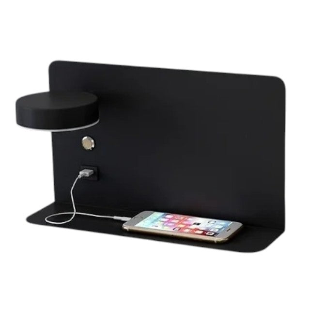 Wandleuchte mit Ladestation zur Wandmontage