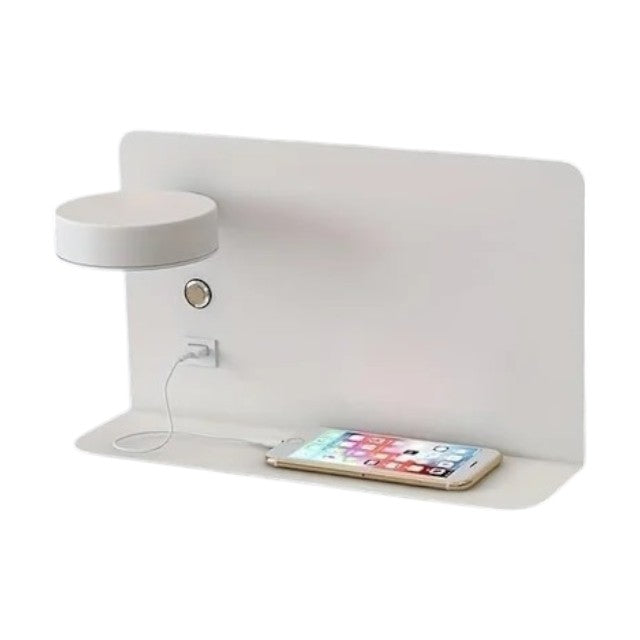 Wandleuchte mit Ladestation zur Wandmontage