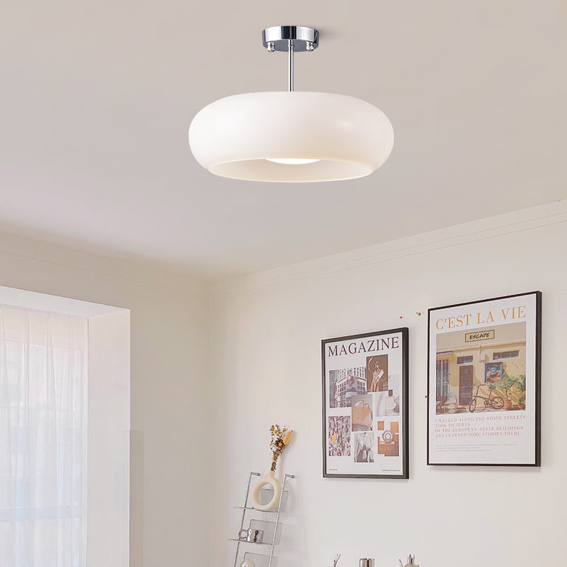 Vintage Kristall-Deckenlampe – Rundes Design