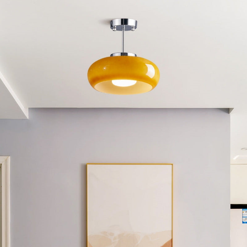 Vintage Kristall-Deckenlampe – Rundes Design