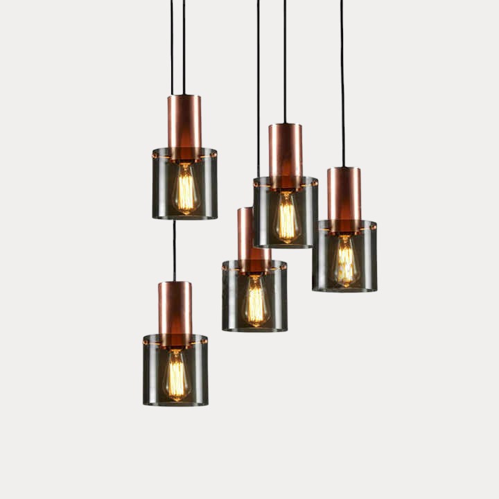 Langlebige Pendelleuchte aus Glas | Sanftes Licht