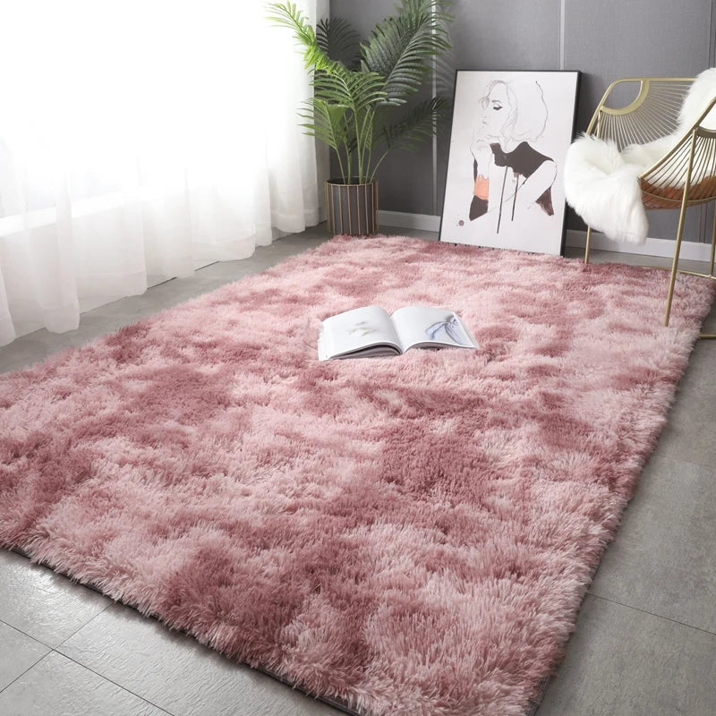 Fluffiger Rutschfester Teppich – Weiche Oberfläche