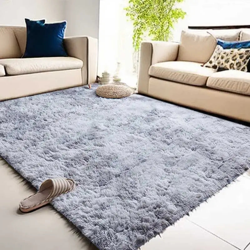 Fluffiger Rutschfester Teppich – Weiche Oberfläche