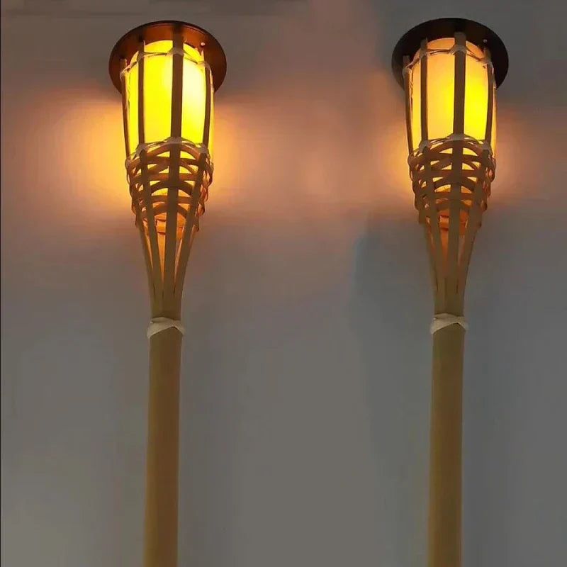 Deko-Solarfackeln Mit Lebendigem Flammeneffekt – Set Aus 5