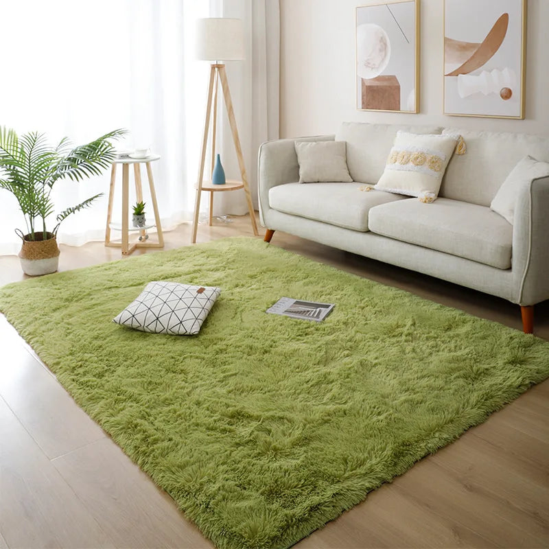 Fluffiger Rutschfester Wohnzimmerteppich