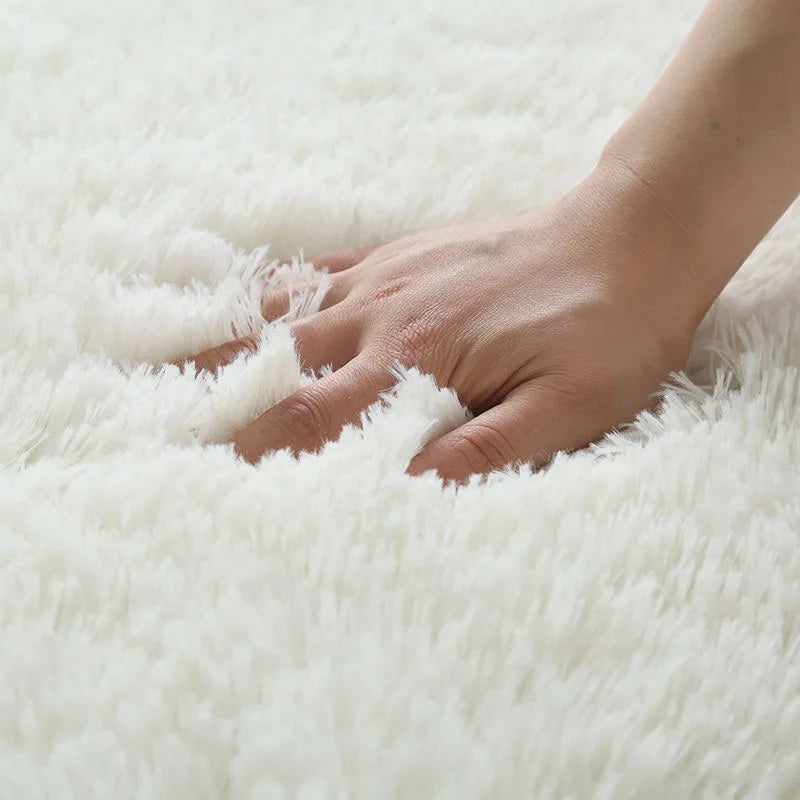 Fluffiger Rutschfester Wohnzimmerteppich