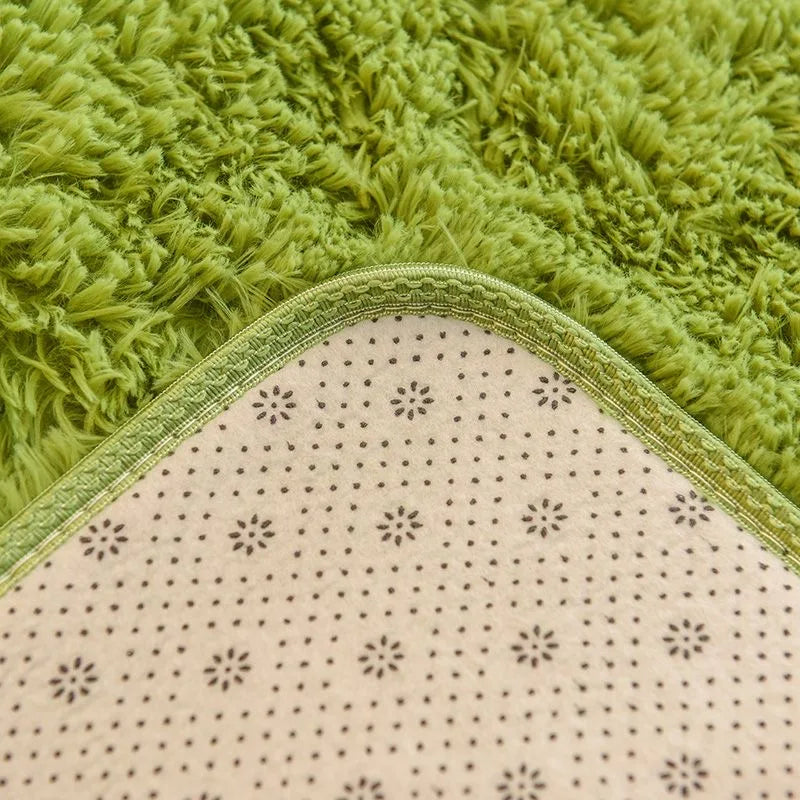 Fluffiger Rutschfester Teppich – Weiche Oberfläche