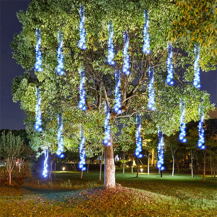 Meteor-Effekt LED-Fairylights für Den Außenbereich