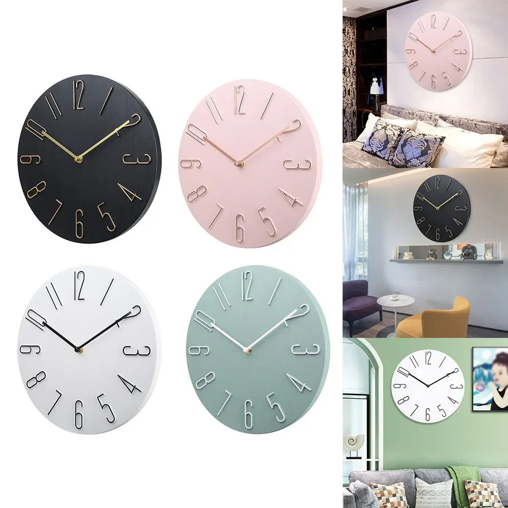 Minimalistische Wanduhr | Zeitloser Akzent