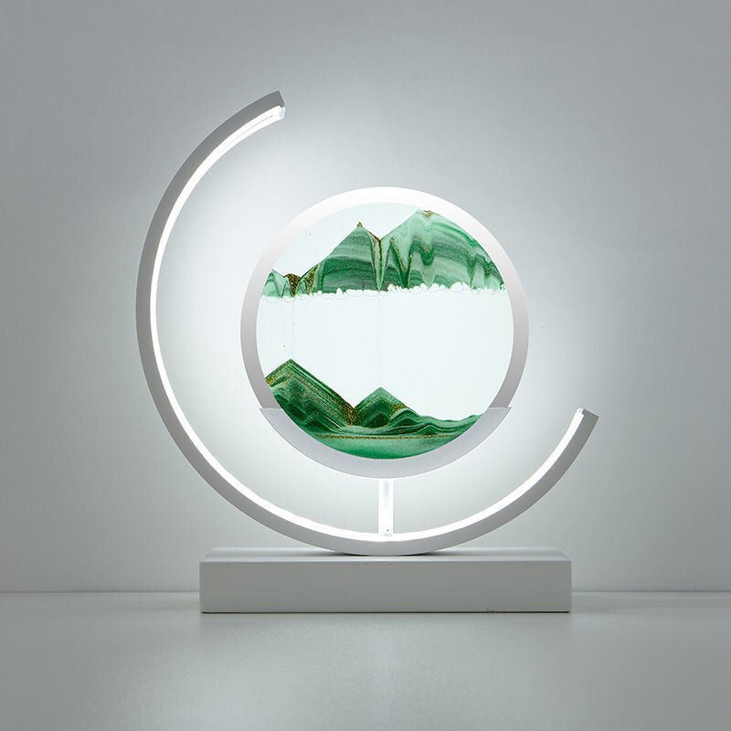 Bewegliche Sand-Tischlampe – Kreatives Lichtspiel für Ihr Zuhause