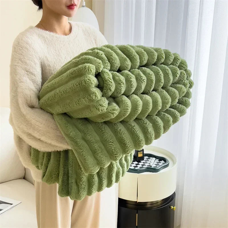 Weiche Kuscheldecke für Sofa, Bett Oder Reisen