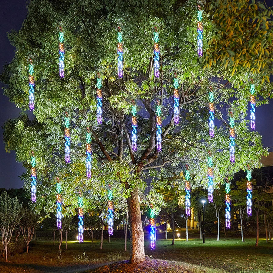 Meteor-Effekt LED-Fairylights für Den Außenbereich