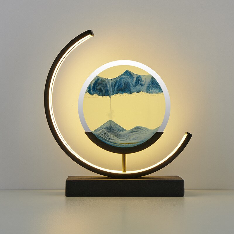 Bewegliche Sand-Tischlampe – Kreatives Lichtspiel für Ihr Zuhause