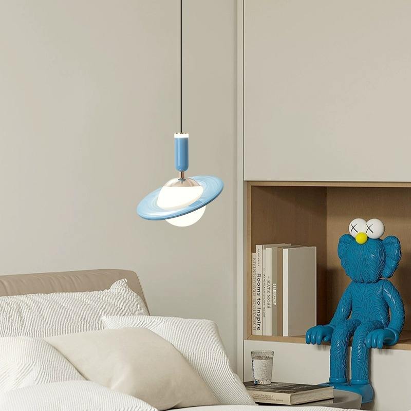 Stylische Runde Saturn Design Deckenleuchte – Moderne Lampe