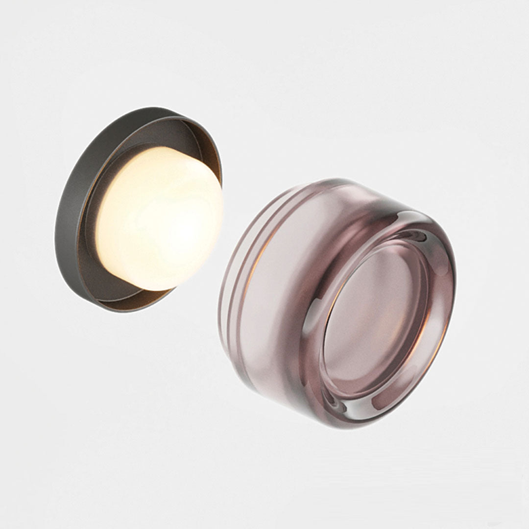 LED-Wandleuchte mit sanfter Form im minimalistischen Stil